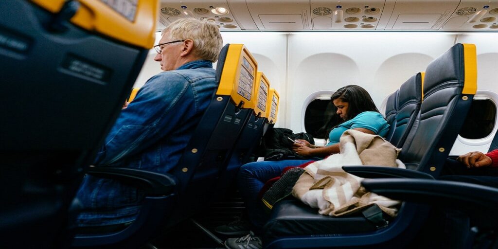 ryanair airline seat