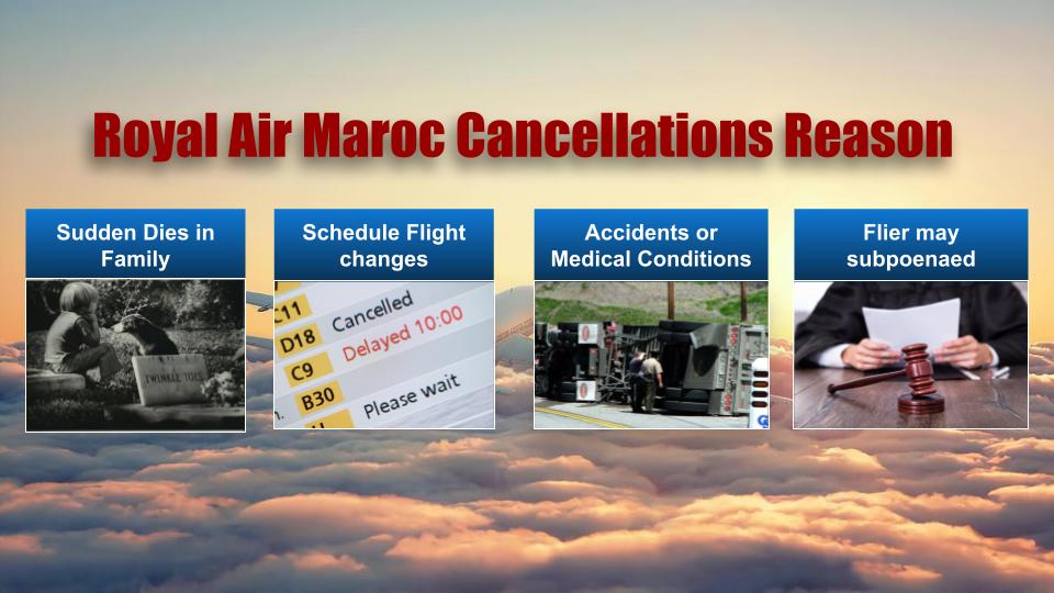 AirlinesPolicies-royal air maroc cancelled flights reasons