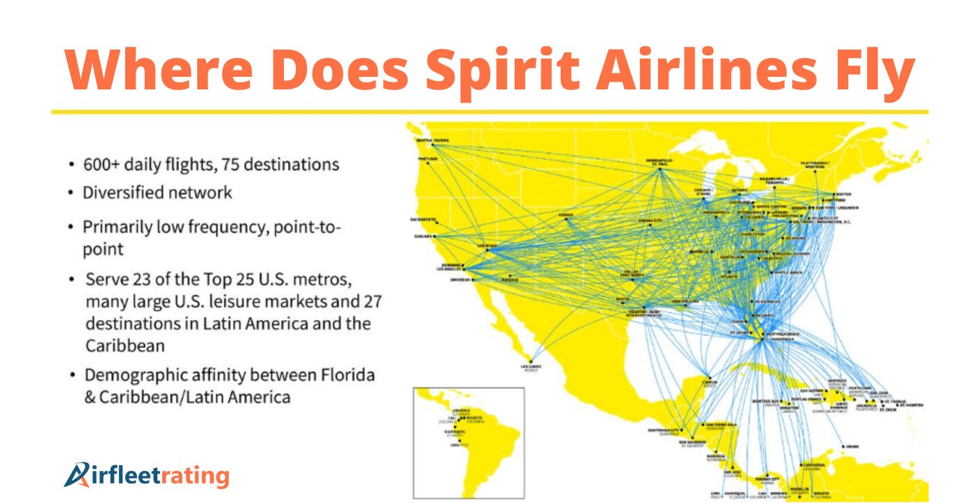 Where Does Spirit Airlines Fly?
