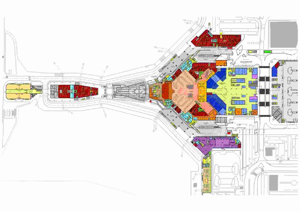 AirlinesPolicies-kuwait T1 - Ground Floor Map