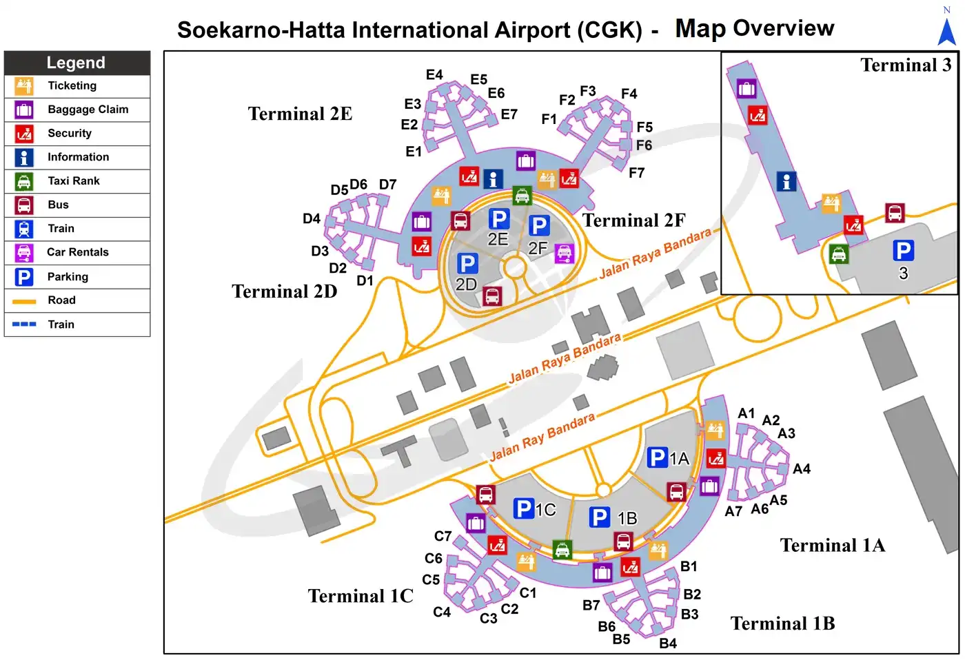 AirlinesPolicies-soekarno hatta international airport terminal map