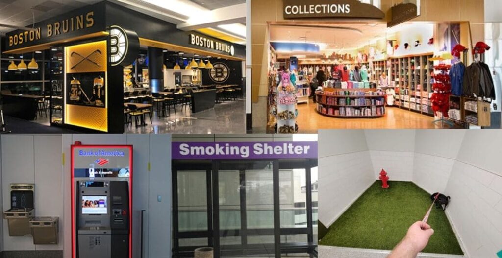 AirlinesPolicies-Boston Logan Airport Additional Facilities and Amenities