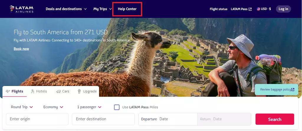 Latam Airlines Help Center