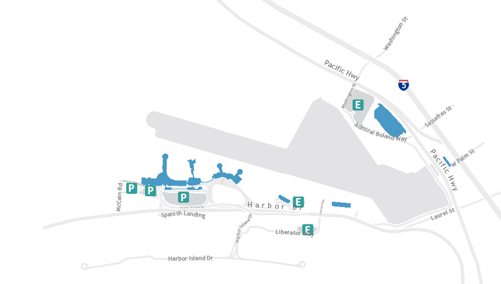 AirlinesPolicies-San Airport Map
