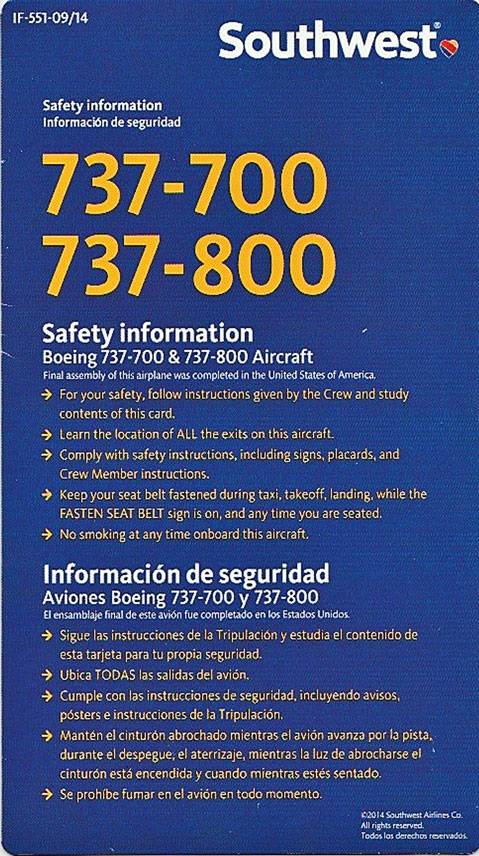 AirlinesPolicies-how safe is southwest