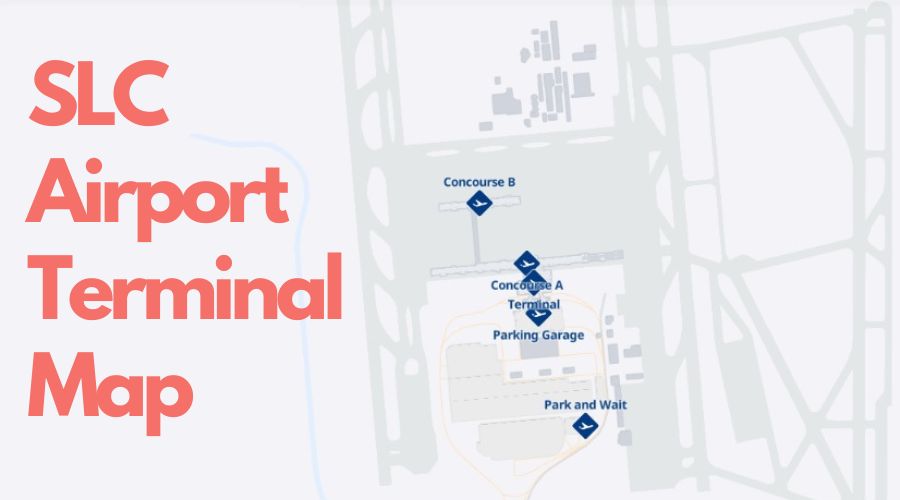 AirlinesPolicies-Salt Lake City International Airport Map